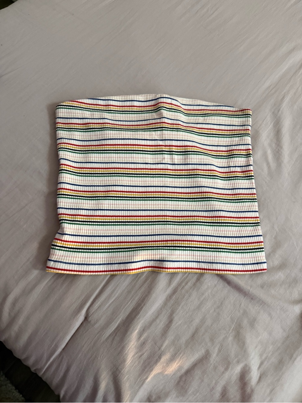 Striped knit tube/skirt